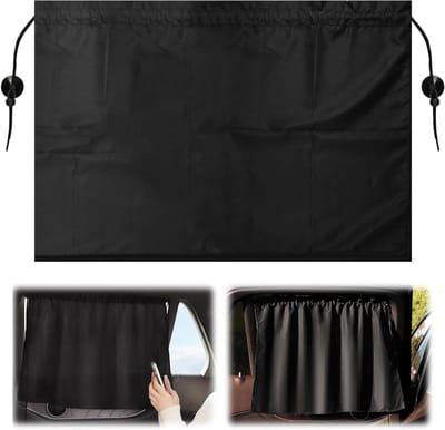 Zonwering Auto Baby 66.5x47cm - UV-Bescherming - Set van 2 - Voor Zijruiten - Verwijderbaar - Camping Reizen - Kinderen Slapen
