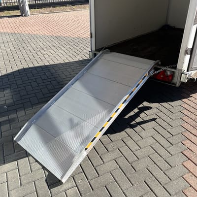 Datona® - Rijplaat Voor Bestelwagens - 180 cm - Aluminium | Max. Draagvermogen 900 kg | 180 cm x 80 cm