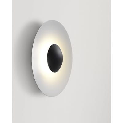 Marset Ginger C Wandlamp Outdoor - zwart-wit - Ø20 cm