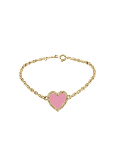 Margot Bardot Maeva Heart Armband Pink