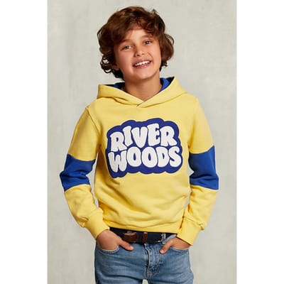 River Woods Fantasy Hoodie Butterfly Yellow Size: 04 | Sweaters and Cardigans Outlet | Unisex | Geel