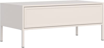 Selsey Velveto - Salontafel met lade, kasjmier, 100x50 cm