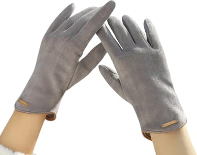 Livano Winterhandschoen Dames - Handschoenen - Handschoenen WInter - Winter - Grijs