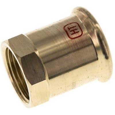 Perskoppeling - 15mm Persmof & Rp 1/2'' - Koperlegering