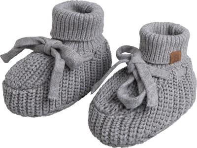 Baby's Only Slofjes Soul - Grijs - 3-6 mnd - 100% ecologisch katoen - GOTS