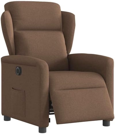 Elektrische Fauteuil - Verstelbare Stoel - Ontspannen Zitten - Elektrisch Verstelbaar - 1 stuk - Bruin