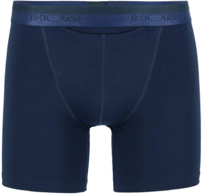 HOM - HO1 Long Boxer Briefs (1-pack) - Heren Boxer met langere pijp en horizontale gulp - Navy - Maat M