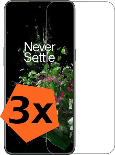 Screenprotector - 3 Stuks - Geschikt voor OnePlus 10T - Extra Sterk - Gehard Glas - Beschermglas - Tempered Glass - Screen Protector