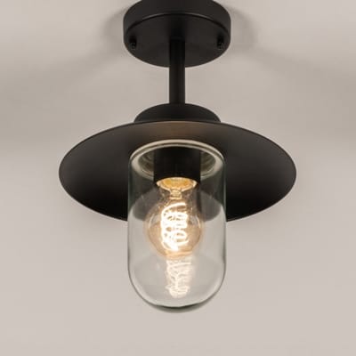 Lumidora Plafondlamp 75639 - Plafonniere - FOREST - E27 - Zwart - Aluminium - Buitenlamp - IP44