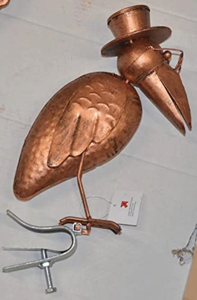Dakfiguur koper-look 32 cm - Hekfiguur dakversiering