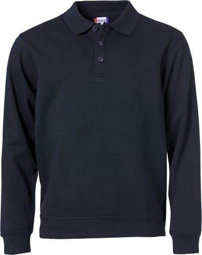 Clique Basic Polo Sweater 021032 - Dark Navy - 4XL