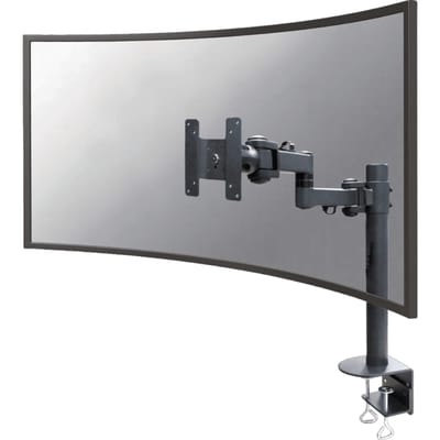 Neomounts FPMA-D960BLACKPLUS Monitorarm 1 scherm - 10-49" - 0-20 kg (curved 18 kg) - zwart