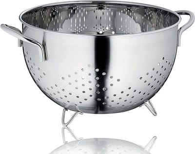 Kela Keuken - Athos Vergiet Ø 24 cm - Roestvast Staal - Zilver
