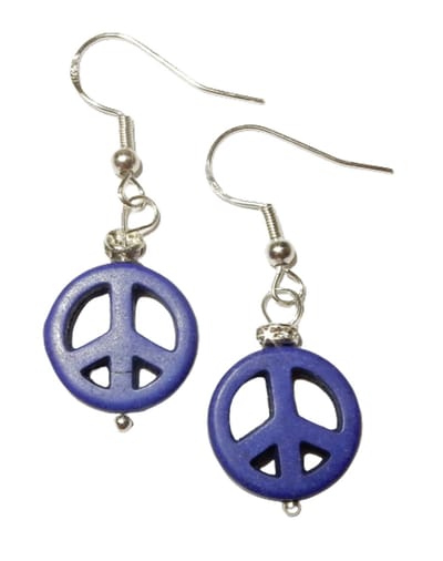 Vrede Oorhangers blauw
