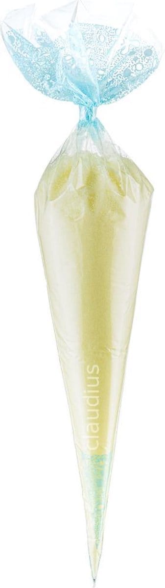 Scrubzout Zen Moment - 500 gram in puntzak blauw- set van 6 stuks - Hydraterende Lichaamsscrub