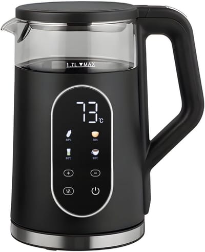 White-Label® Waterkoker Met Temperatuur – Elektrische Waterkoker – Heetwaterkoker