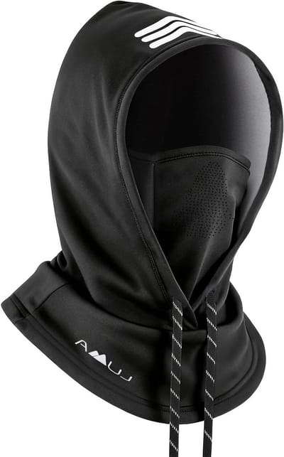 Ademende Ski Balaclava met Thermo Fleece Voering, Winddichte Hoed en Warm Reflecterend Gezichtsmasker voor Fietsen en Motor rijden in de Winter
