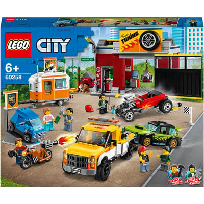 LEGO Stad: Nitro Wheels Tuning Workshop Bouwset (60258)