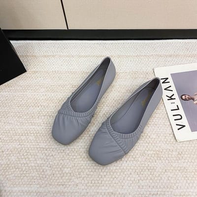 Jelly Schoenen Dames Ondiepe Mond Koreaanse Casual Lage Top Enkele Schoenen Mode Lage Hak Plastic Waterdichte Sandalen 36 gray