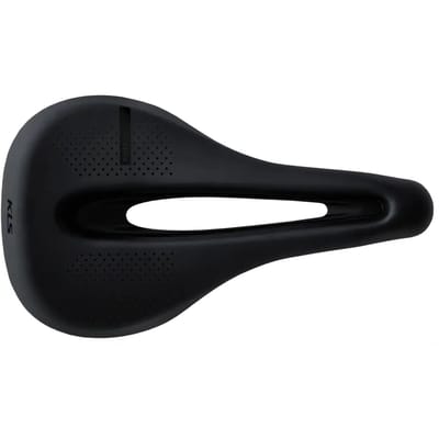 Kellys Pufer Lite Fietszadel - Zwart, 250x145mm, 280g