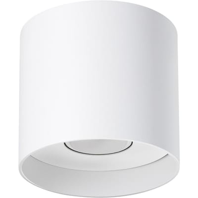 Sollux Lighting Plafondlamp Mika - GU10 - wit - aluminium - 11x12x12cm