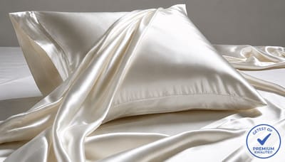 Perista - Premium zijden kussensloop - 60x70cm - 100% moerbeizijde - hoogste kwaliteit zijde - Wit - goed voor huid en haar! -