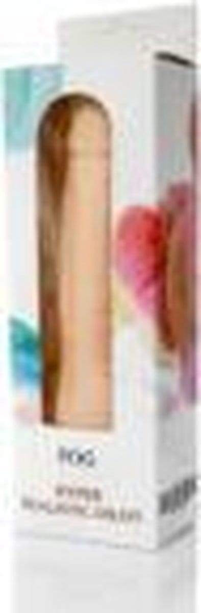 Boss Series- FOG- Realistische dildo met zuignap- 19.5 cm- beigeig - CyberSkin®