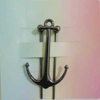 1 Stuk Stijlvolle Anker Metalen Bladwijzer - Duurzame Paginahouder voor Lezers, Perfect Cadeau of Kantooraccessoire, Schoolkantoorartikelen