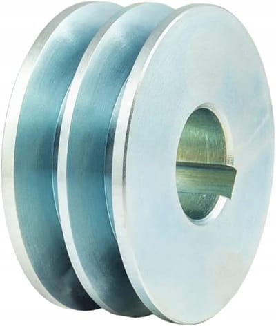 V-snaarschijf - Riemwiel poelie - Motoraandrijving - Gelegeerd staal - 19mm boring 6mm groef