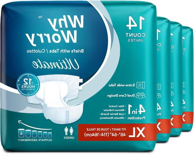 Volwassen Luiers - Incontinentie Broekjes - Zorgeloos Leven - Maximale Absorptie - XL 56 stuks - Wit