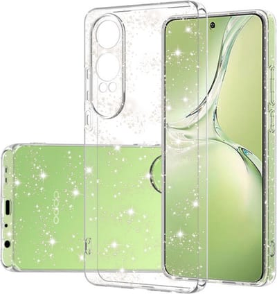 Hoesje geschikt voor OnePlus Nord CE 4 Lite - Techsuit Sparkle Skin Glitter Silicone Back Cover - Transparant