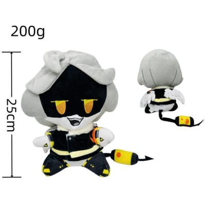 Hete Moord Drones Pluche Speelgoed Uzi Anime Moord Drones Kleine Robot Blackbird Pop Speelgoed Verjaardagscadeaus Populaire Pluche Speelgoed Cadeaus gray