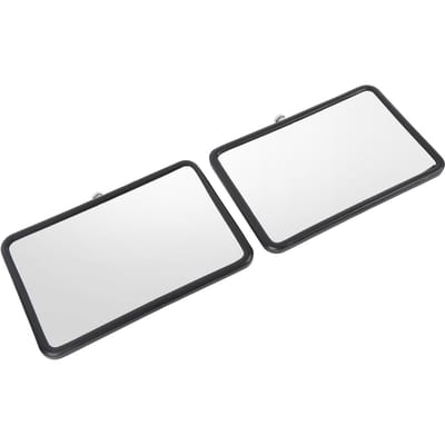 1 Paire Tête de Rétroviseur de Porte Résistante aux Rayures Remplacement de Rétroviseur Latéral Arrière de Porte de Camion pour Landcruiser 70 75 78 Hilux white