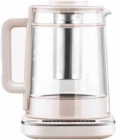 Waterkoker met Temperatuurregeling - Heetwaterdispenser Theemaker - Thee Zetten - Dubbellaags Glasontwerp - 15 Liter - Transparant