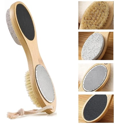 Cosensi - Dailygoods - Dailygoody - Voetvijl - 4-in-1 Pedicure Gereedschap - Voor Harde Huid - Eeltverwijderaar - Ideaal voor Droge Voeten - Geschikt voor Thuisgebruik