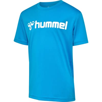 Hummel kindersportshirt met Hmllogo, jersey, kort mouw, kinderen 226164