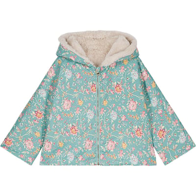 Louise Misha Reversible Coat Felvet Blue Rosa Damascena Maat: 6M | Jassen Outlet | Unisex | Blauw