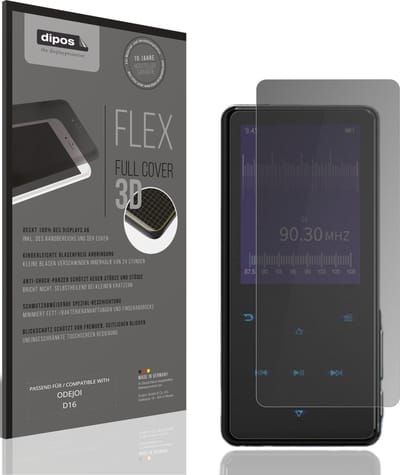 dipos FLEX – Matte Privacy Screenprotector geschikt voor ODEJOI D16 | Volledige Schermbescherming | Case-Friendly