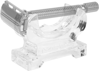 Acryl Scheermes Houder voor Mannen, Stabiele Opbergoplossing, Geschikt voor Gillette Fusion 5, Merkur 23C en Scheeraccessoires, Transparant en Duurzaam