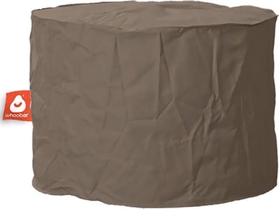 Whoober zitzak poef Rhodos outdoor taupe - Wasbaar - Voor binnen en buiten