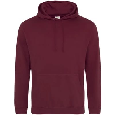 Just Hoods College Hoodie JH001 - Burgundy - L
