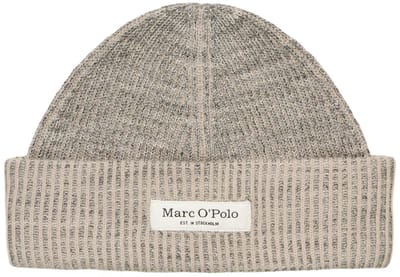 Marc O'Polo dop Knitted Beanie Multi / Heavy Knit Lichtgrijs
