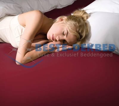 Bella Gracia Topper Hoeslaken 0188 Karmijn Rood