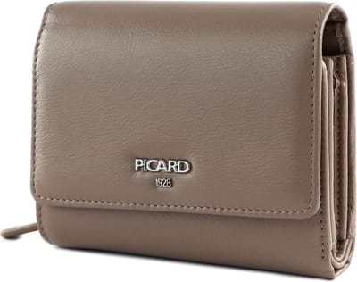PICARD Leren Portemonnee Bingo Flap Wallet Hazel Taupe