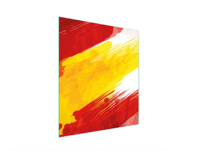 TMK ArtDeko 45x52 - Snijplank van Glas - Kleur - Veelzijdige Bescherming