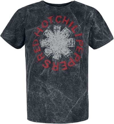 Red Hot Chili Peppers T-shirt - Scratch Logo - S tot 3XL - voor Mannen - zwart