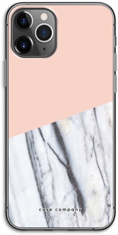 Case Company® - Hoesje geschikt voor iPhone 11 Pro hoesje - A touch of peach - Soft Cover Telefoonhoesje - Bescherming aan alle Kanten en Schermrand