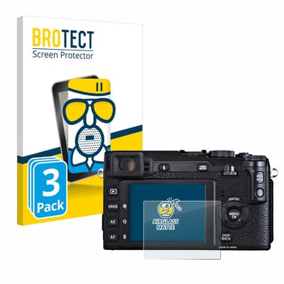 BROTECT - Screenprotector voor Fujifilm X-E1 - Folie Beschermfolie Beschermglas matte 3 Stuks
