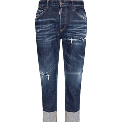 Dsquared2 Sailor Jean Donkerblauwe Denim Broek