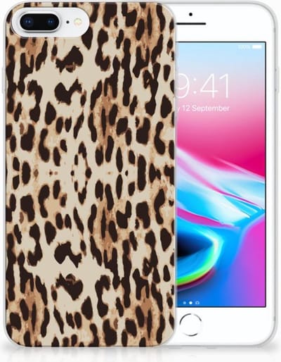 Apple iPhone 7 Plus | 8 Plus TPU Hoesje Leopard